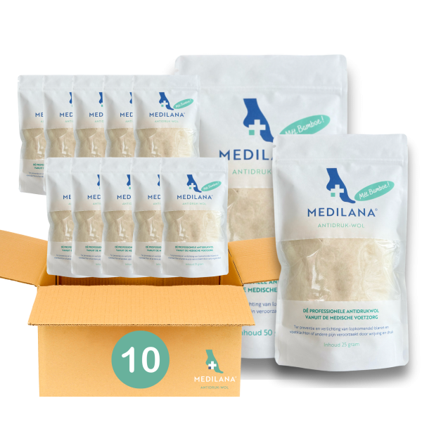 Medilana Antidrukwol - Mix Box 5 x 25 gram + 5 x 50 gram