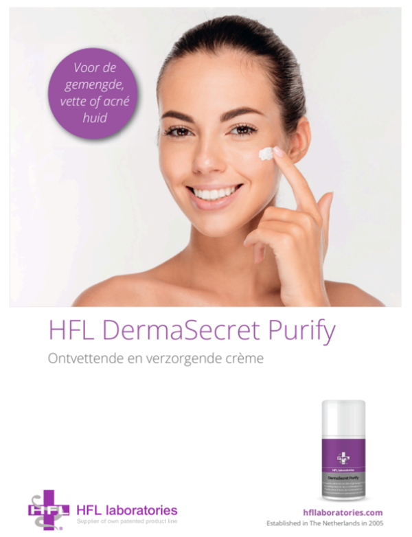 Flyer - DermaSecret Purify - 50 stuks